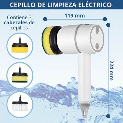 Cepillo Eléctrico Inalámbrico Automático USB para Limpieza